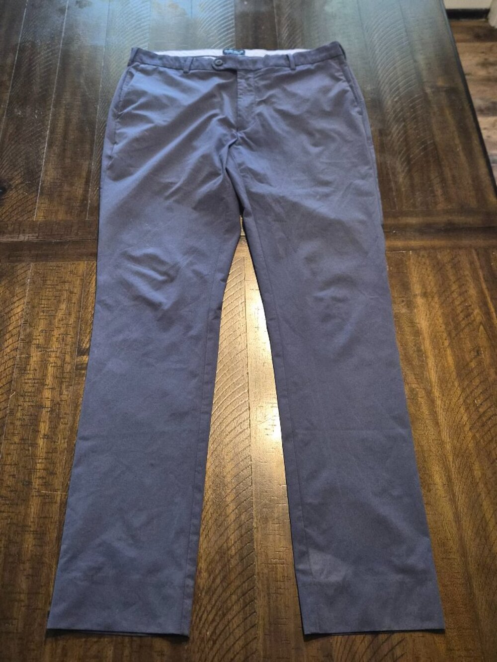 Peter Millar Crown Crafted Mens Size 35x33 Hemmed Blue Golf Pants Preppy G955